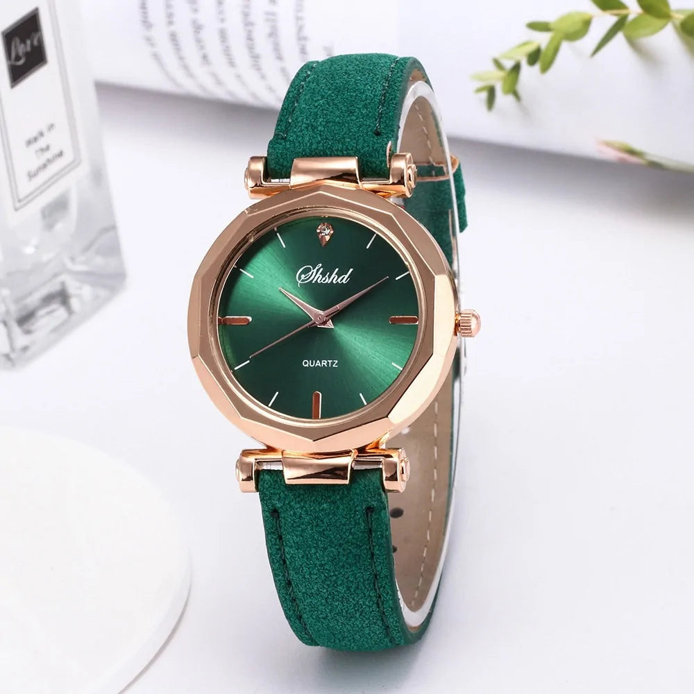 Women's Leather Casual Watch