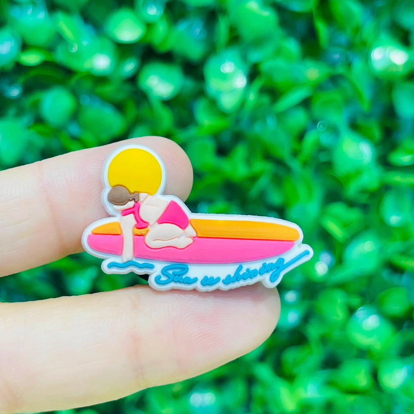 1pcs PVC Hawaii Summer Vibes Surf Sun Sand Aloha Coconut Turtle Shoe Charms Slippers Shoe Decoration Buckle Clog DIY Wristbands