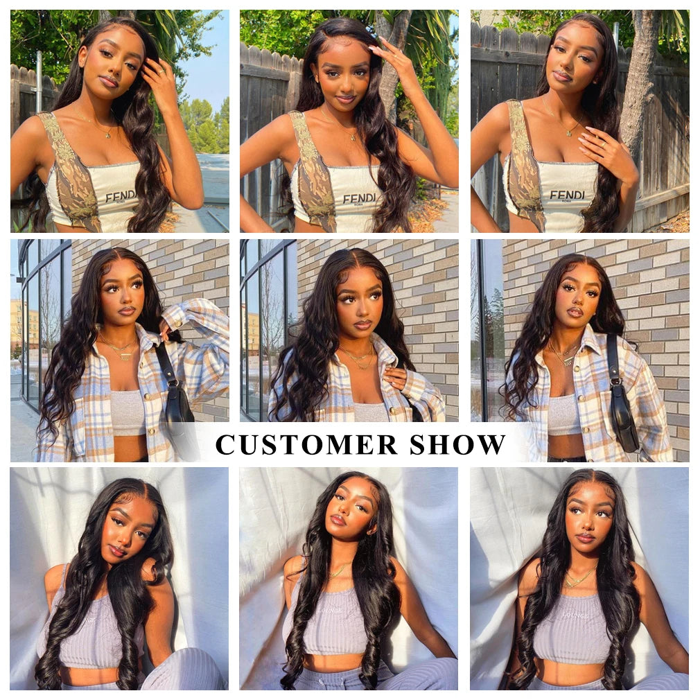 3 PCS Body Wave Bundles 100% Unprocessed Virgin Hair Brazilian Weaving Human Hair Bundles Natural Color Remy Hair Extensions