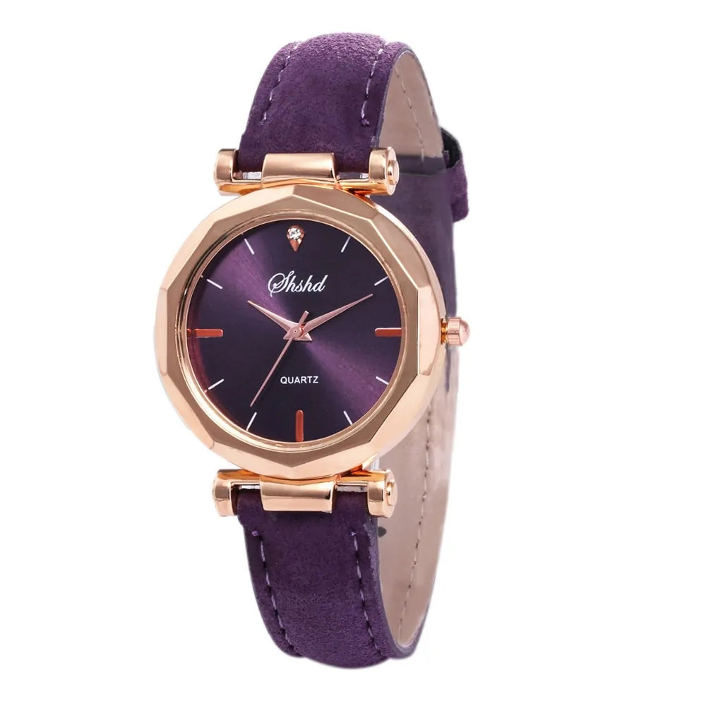 Women's Leather Casual Watch