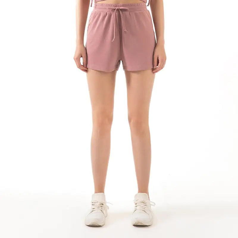 High-Waisted Sport Shorts for Women – Elastic, Quick-Dry & Stylish Look