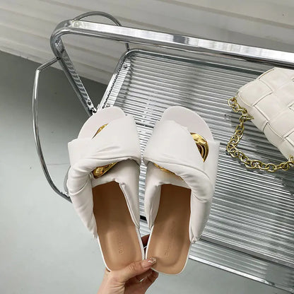 Color Pop Flat Slides – Summer Comfy Must-Have