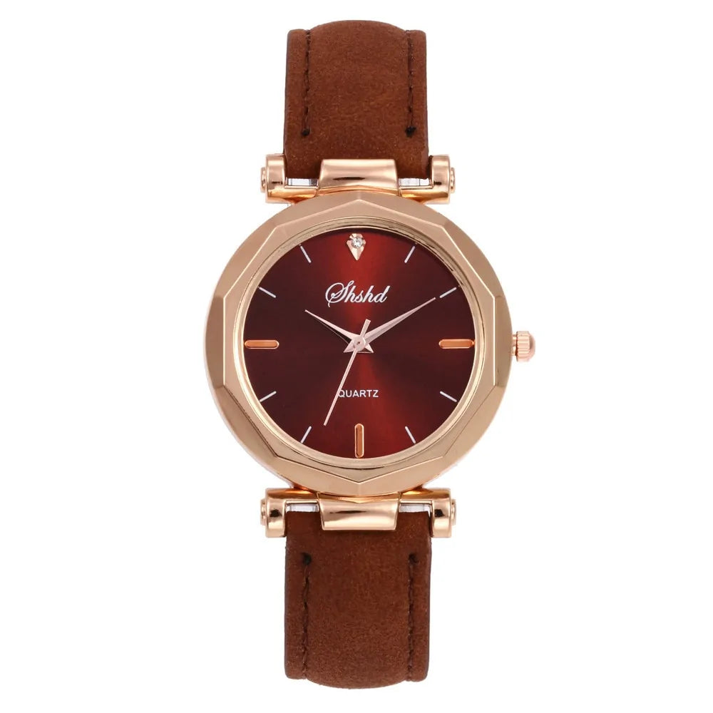 Women's Leather Casual Watch