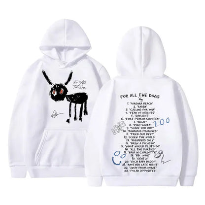 Graphic Print Pullover Hooded Streetwear