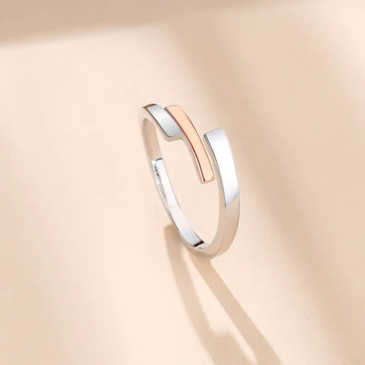 Minimalist Korean Couple Ring – Unisex Fashion Band, Cold Scene Style