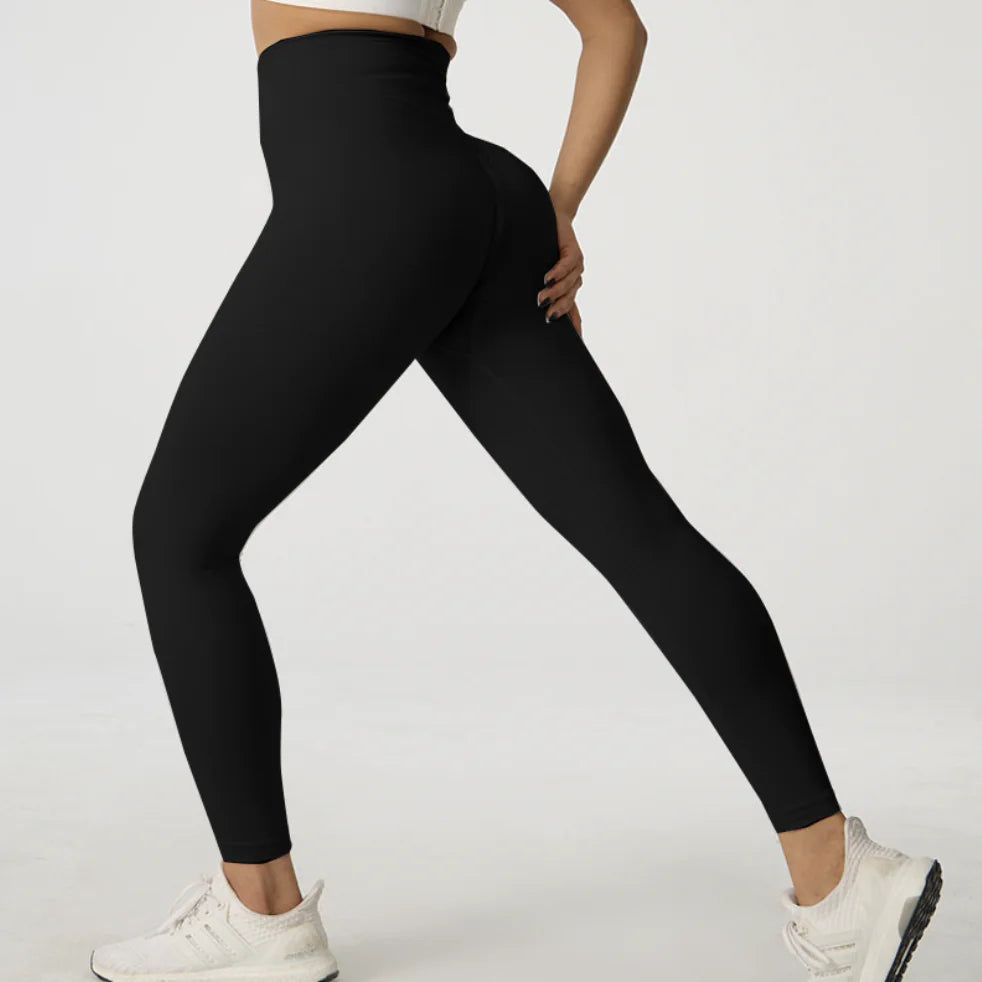 Seamless High-Waist Yoga Leggings – Quick-Dry, Butt-Lift Fit