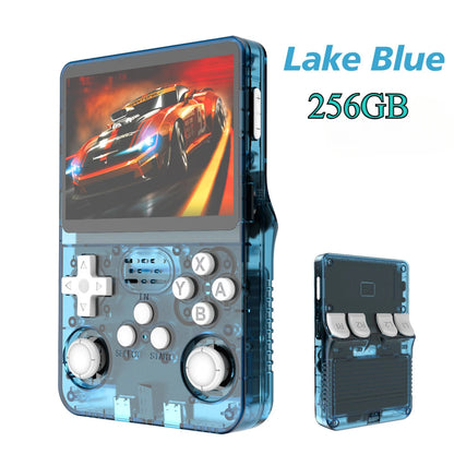 BOYHOM 256G/128G/64G R36S ARKOS 2.0 Retro Handheld Game Console 3.5'' IPS screen,Portable Pocket Game Player for  children gift