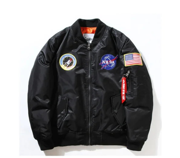Stylish Embroidered Bomber Jacket