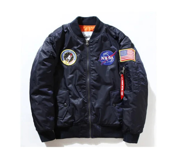 Stylish Embroidered Bomber Jacket