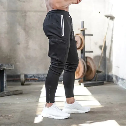 Men's Multi-Pocket Zipper Sports Pants
