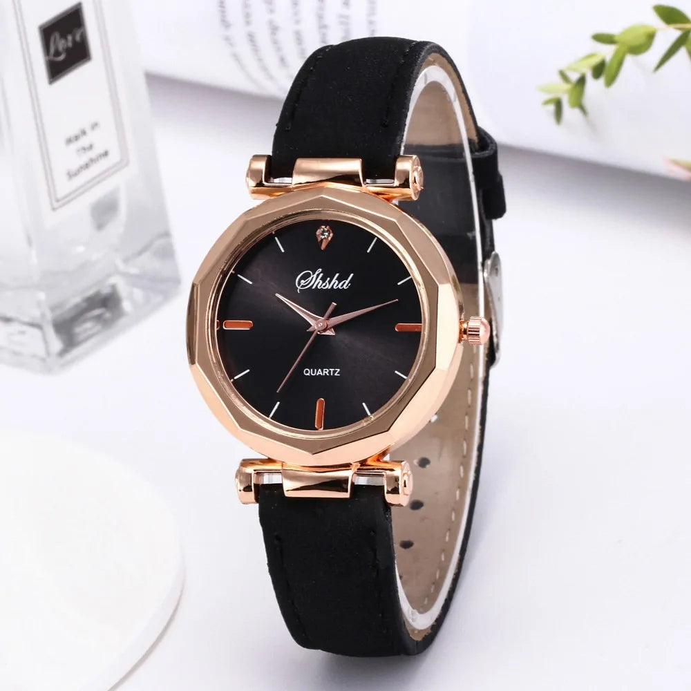 Women's Leather Casual Watch