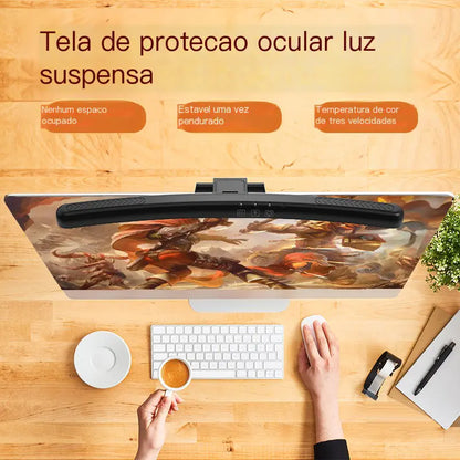 🌈 LED Monitor Light Bar with Ambient Backlight – Eye-Care, USB Powered