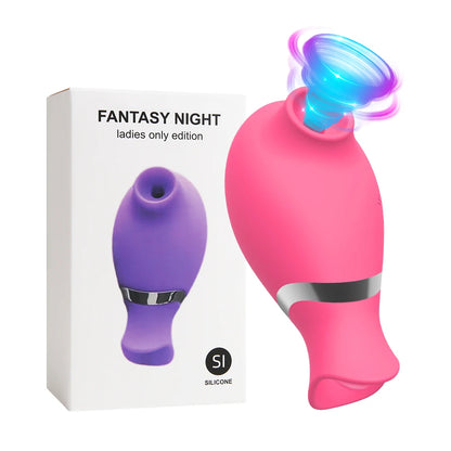 Tongue Licking Clitoris Sucker Vibrator for Women G Spot Stimulator Rechargeable Sex Toy Female Masturbator Adult Supplies 18+