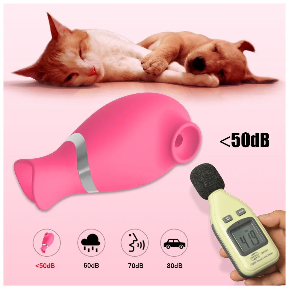 Tongue Licking Clitoris Sucker Vibrator for Women G Spot Stimulator Rechargeable Sex Toy Female Masturbator Adult Supplies 18+