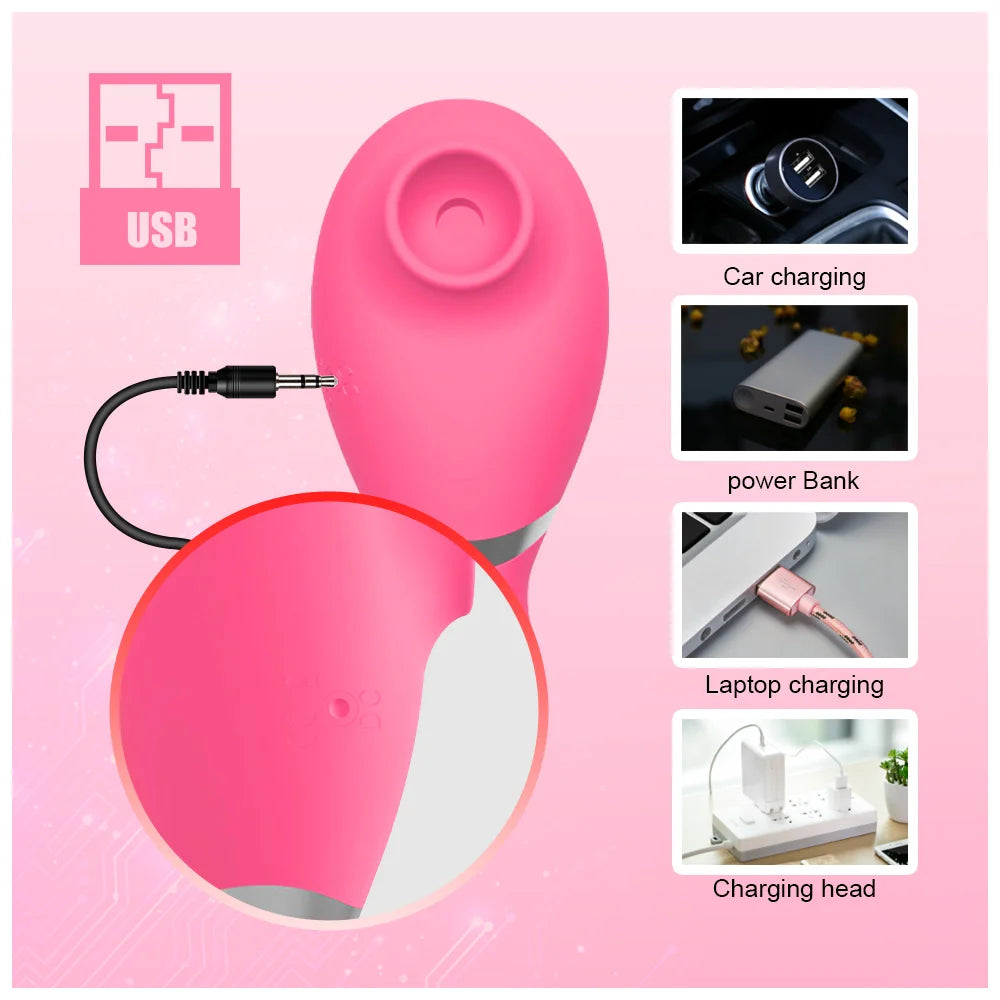 Tongue Licking Clitoris Sucker Vibrator for Women G Spot Stimulator Rechargeable Sex Toy Female Masturbator Adult Supplies 18+