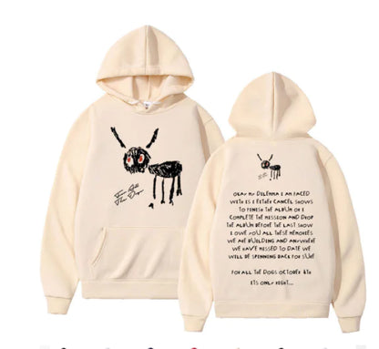 Graphic Print Pullover Hooded Streetwear