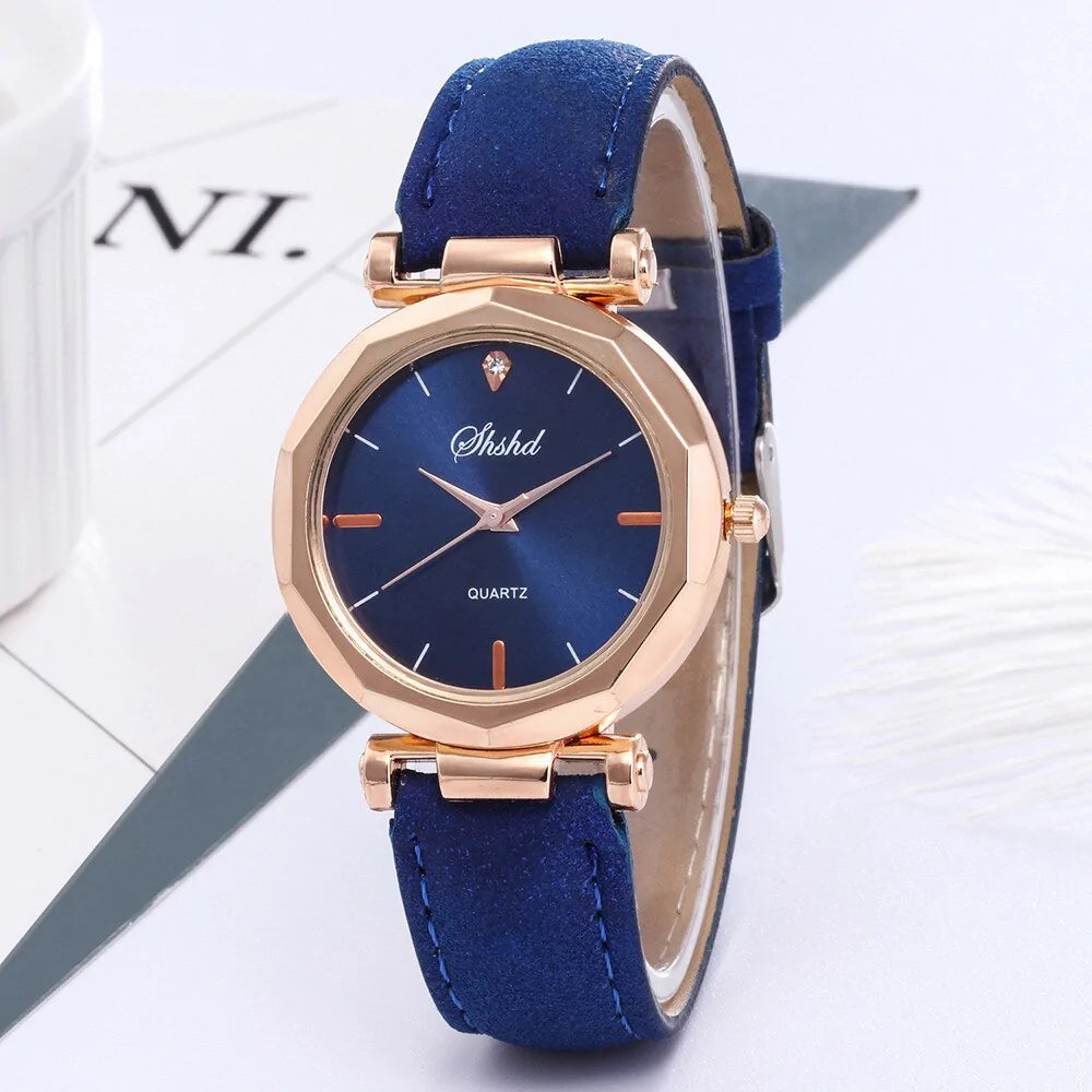 Women's Leather Casual Watch