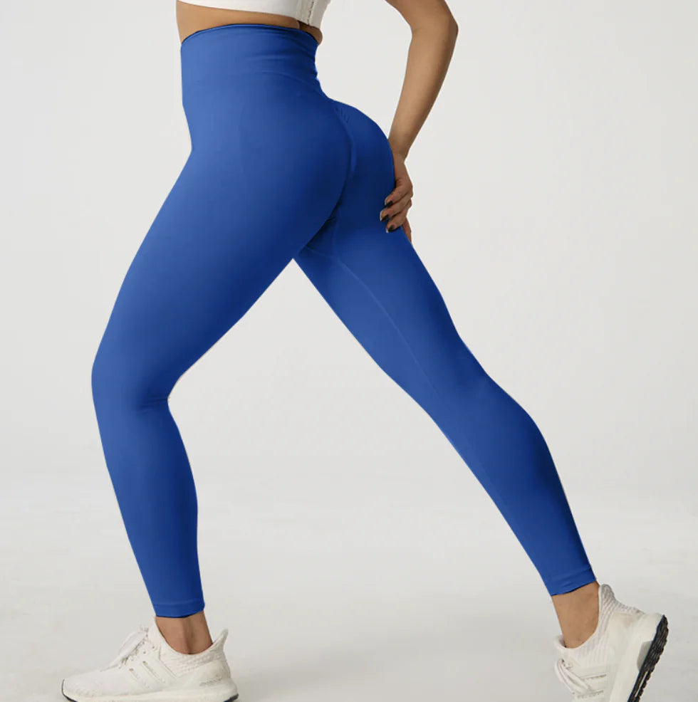 Seamless High-Waist Yoga Leggings – Quick-Dry, Butt-Lift Fit