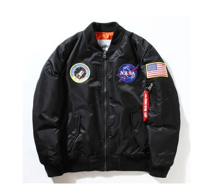 Stylish Embroidered Bomber Jacket