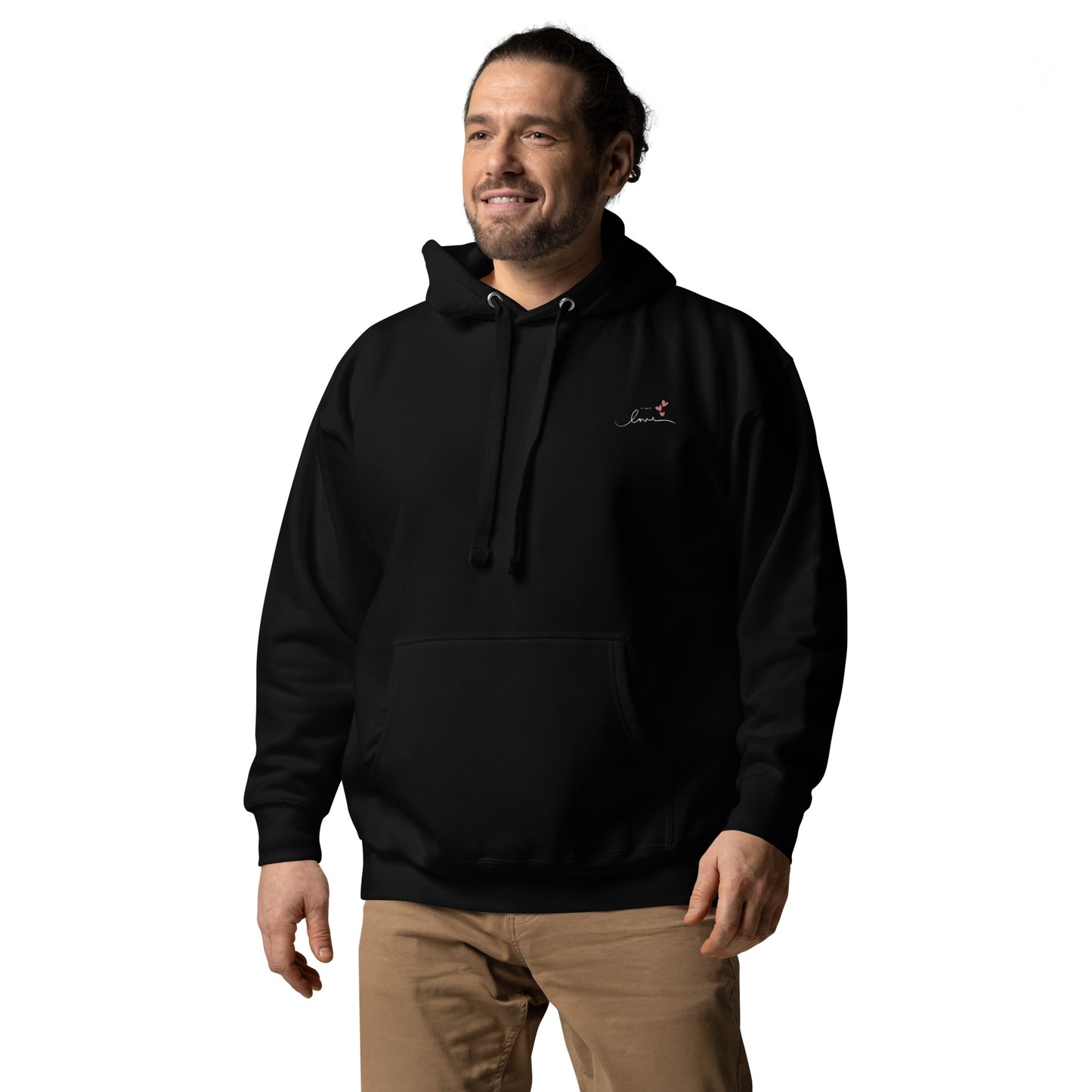 So Much Love Embroidered Unisex Hoodie