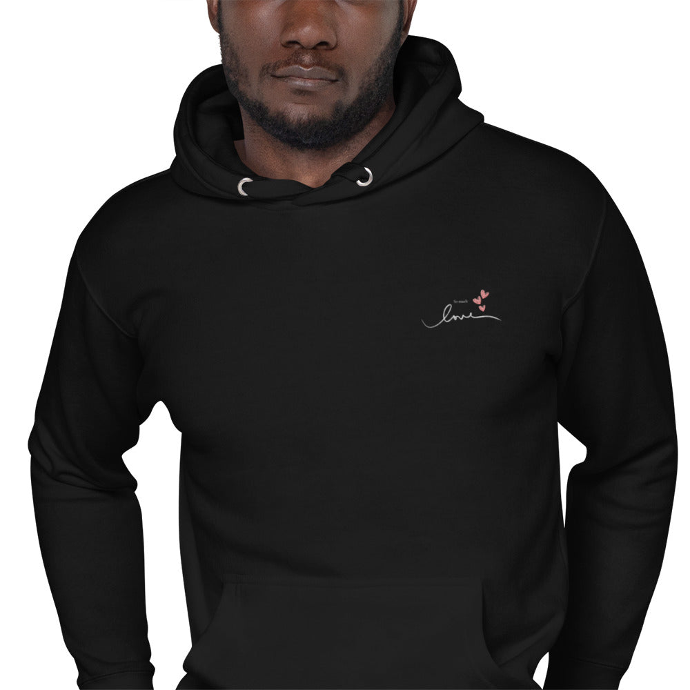 So Much Love Embroidered Unisex Hoodie