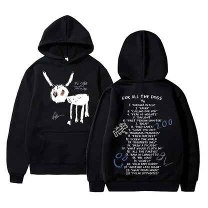 Graphic Print Pullover Hooded Streetwear