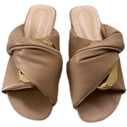 Color Pop Flat Slides – Summer Comfy Must-Have