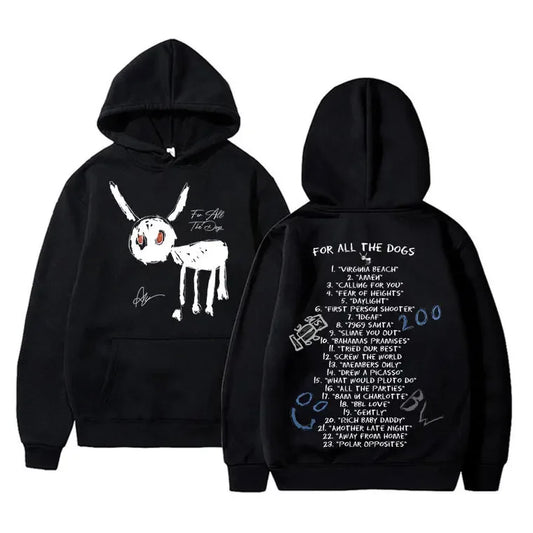 Graphic Print Pullover Hooded Streetwear